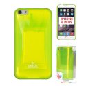 CUSTODIA GEL TPU SILICONE per APPLE IPHONE 6 PLUS, IPHONE 6S PLUS 5.5" POLLICI COLORE VERDE ALTA QUALITA' MERCURY BLISTER