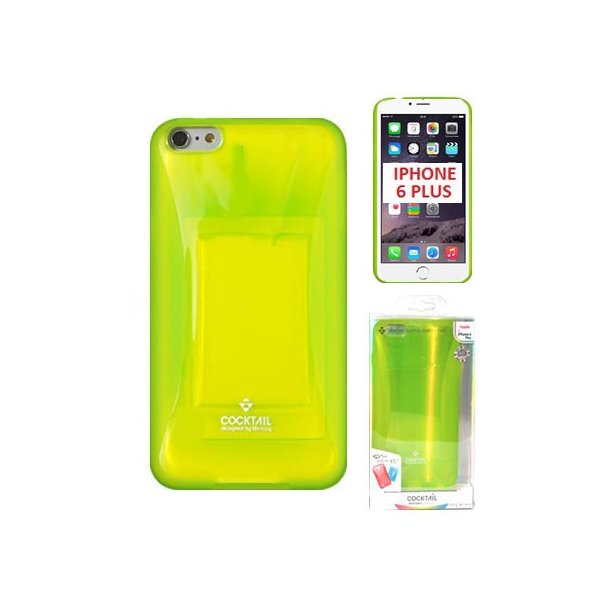 CUSTODIA GEL TPU SILICONE per APPLE IPHONE 6 PLUS, IPHONE 6S PLUS 5.5" POLLICI COLORE VERDE ALTA QUALITA' MERCURY BLISTER