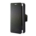 CUSTODIA FLIP ORIZZONTALE SIMILPELLE per HUAWEI ASCEND P8 CON INTERNO IN TPU E STAND COLORE NERO