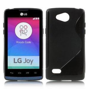 CUSTODIA GEL TPU SILICONE DOUBLE per LG JOY H220 COLORE NERO