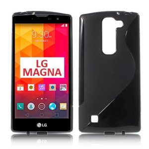 CUSTODIA GEL TPU SILICONE DOUBLE per LG MAGNA, G4C, H525N COLORE NERO