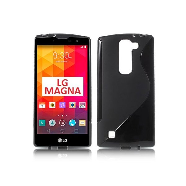 CUSTODIA GEL TPU SILICONE DOUBLE per LG MAGNA, G4C, H525N COLORE NERO