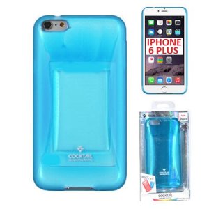 CUSTODIA GEL TPU SILICONE per APPLE IPHONE 6 PLUS, IPHONE 6S PLUS 5.5" POLLICI COLORE AZZURRO ALTA QUALITA' MERCURY BLISTER