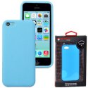 CUSTODIA GEL TPU SILICONE per APPLE IPHONE 5c COLORE BLU ALTA QUALITA' MOCCA BLISTER