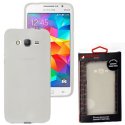 CUSTODIA GEL TPU SILICONE per SAMSUNG G530H GALAXY GRAND PRIME BIANCO - TRASPARENTE ALTA QUALITA' MOCCA BLISTER