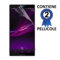 PELLICOLA PROTEGGI DISPLAY per SONY XPERIA Z4 COMPACT CONFEZIONE 2 PEZZI