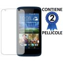 PELLICOLA PROTEGGI DISPLAY per HTC DESIRE 326G DUAL SIM CONFEZIONE 2 PEZZI