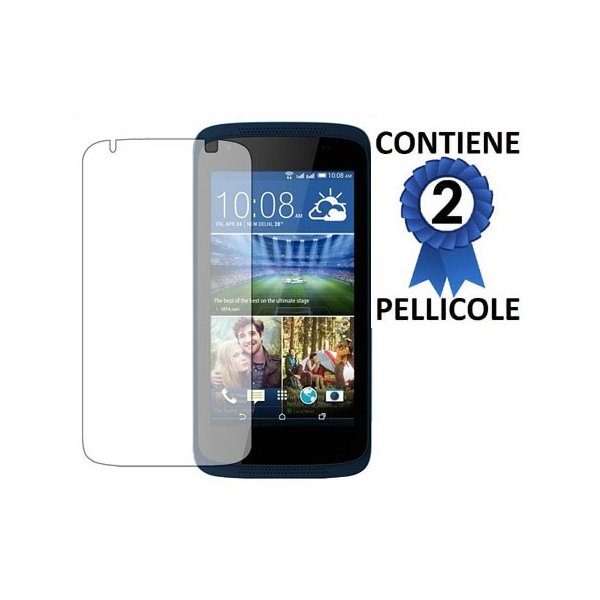 PELLICOLA PROTEGGI DISPLAY per HTC DESIRE 326G DUAL SIM CONFEZIONE 2 PEZZI