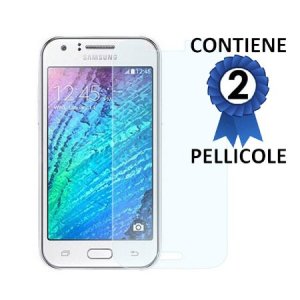 PELLICOLA PROTEGGI DISPLAY per SAMSUNG SM-J500F GALAXY J5 CONFEZIONE 2 PEZZI