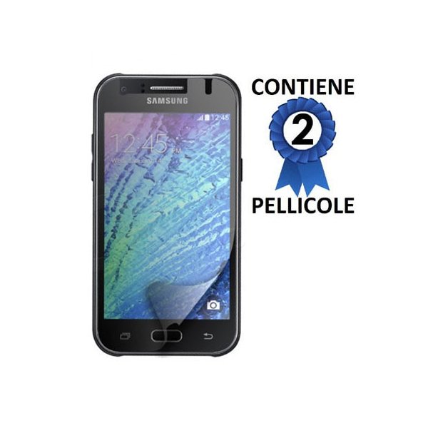 PELLICOLA PROTEGGI DISPLAY per SAMSUNG SM-J700F GALAXY J7 CONFEZIONE 2 PEZZI