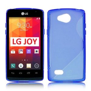 CUSTODIA GEL TPU SILICONE DOUBLE per LG JOY H220 COLORE BLU