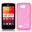 CUSTODIA GEL TPU SILICONE DOUBLE per LG JOY H220 COLORE ROSA