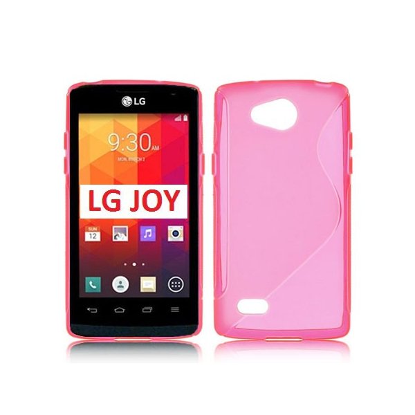 CUSTODIA GEL TPU SILICONE DOUBLE per LG JOY H220 COLORE ROSA