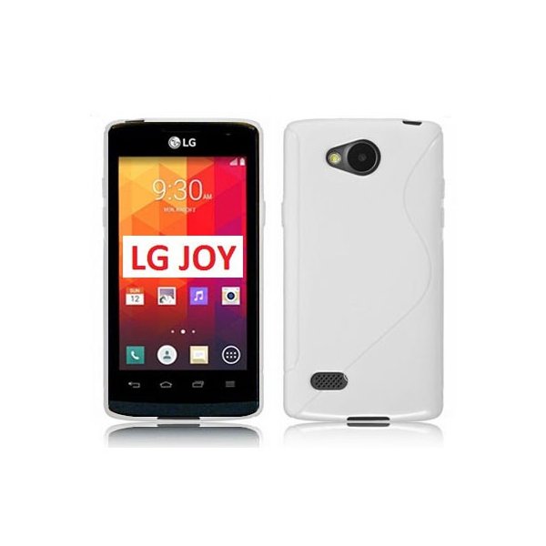 CUSTODIA GEL TPU SILICONE DOUBLE per LG JOY H220 COLORE BIANCO