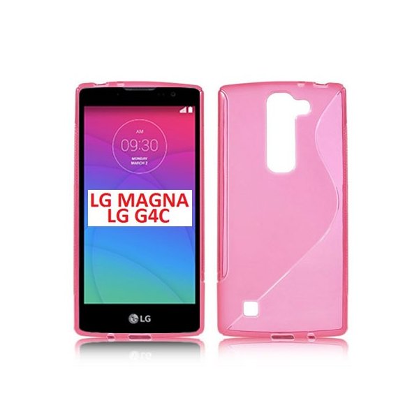 CUSTODIA GEL TPU SILICONE DOUBLE per LG MAGNA, G4C, H525N COLORE ROSA