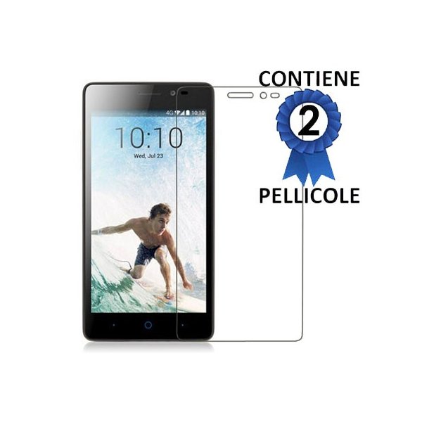 PELLICOLA PROTEGGI DISPLAY per ZTE BLADE A450 CONFEZIONE 2 PEZZI