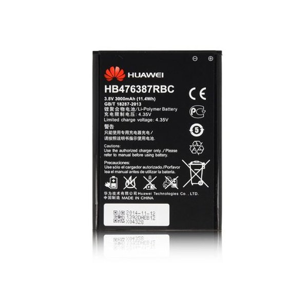 BATTERIA ORIGINALE HUAWEI HB476387RBC per ASCEND G750, HONOR 3X 3000 mAh LI-ION BULK