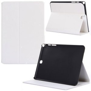 CUSTODIA BOOK ORIZZONTALE SLIM per SAMSUNG GALAXY TAB A 8.0, SM-T350 CON STAND COLORE BIANCO