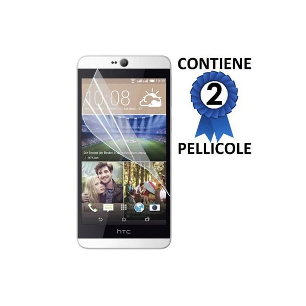 PELLICOLA PROTEGGI DISPLAY per HTC DESIRE 826, DESIRE 826 DUAL SIM CONFEZIONE 2 PEZZI