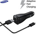 CARICATORE AUTO 2000mAh CON 1 PORTA USB (FAST CHARGING) + CAVO MICRO USB COLORE NERO EP-LN915U ORIGINALE SAMSUNG IN BULK