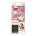 AURICOLARE STEREO per MP3, MP4 CON JACK 3,5MM, SUPPORTO PER ORECCHIO E LUNGHEZZA CAVO 1,2MT COLORE BIANCO SY-A5141 SOYLE