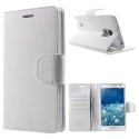 CUSTODIA FLIP ORIZZONTALE PELLE per SAMSUNG N915 GALAXY NOTE EDGE CON INTERNO IN TPU E STAND BIANCO SONATA MERCURY BLISTER