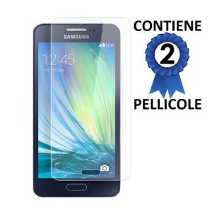 PELLICOLA PROTEGGI DISPLAY per SAMSUNG SM-A800F GALAXY A8 CONFEZIONE 2 PEZZI