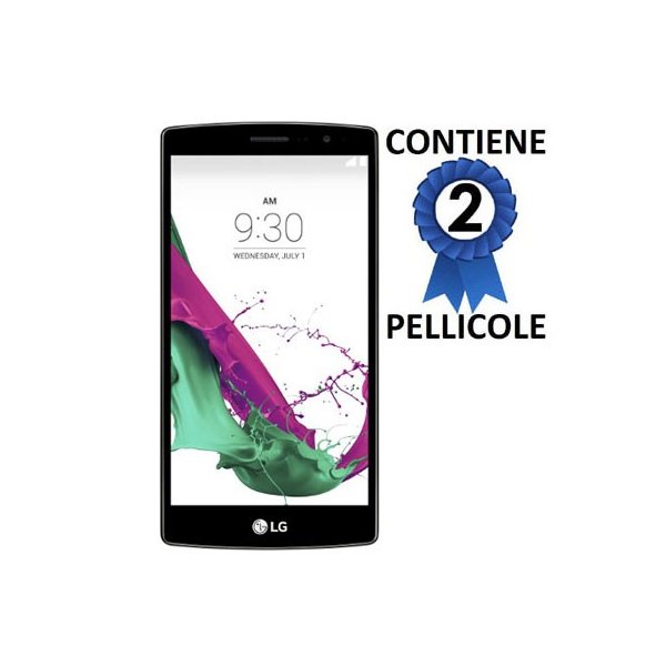 PELLICOLA PROTEGGI DISPLAY per LG G4 BEAT, G4S, H735 CONFEZIONE 2 PEZZI