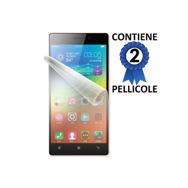 PELLICOLA PROTEGGI DISPLAY per LENOVO VIBE X2 CONFEZIONE 2 PEZZI