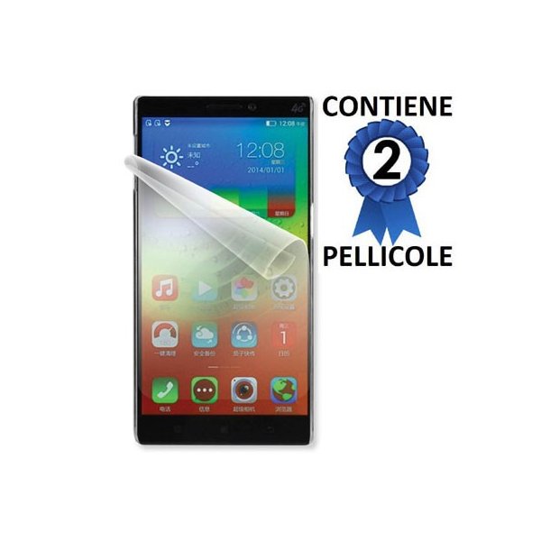 PELLICOLA PROTEGGI DISPLAY per LENOVO VIBE Z2 - 5.5" POLLICI CONFEZIONE 2 PEZZI