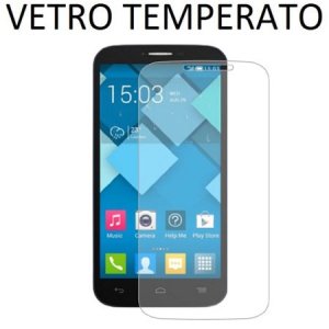 PELLICOLA PROTEGGI DISPLAY VETRO TEMPERATO per ALCATEL ONE TOUCH POP C9, OT-7047