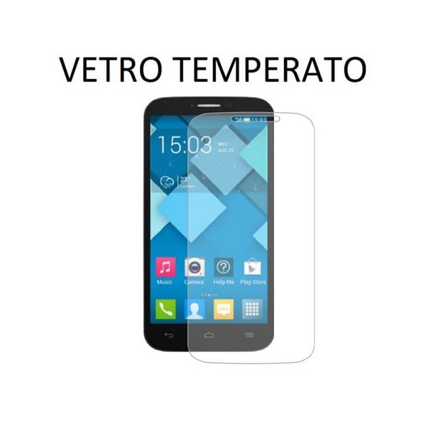 PELLICOLA PROTEGGI DISPLAY VETRO TEMPERATO per ALCATEL ONE TOUCH POP C9, OT-7047