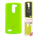 CUSTODIA GEL TPU SILICONE per LG MAGNA, G4C, H525N COLORE VERDE LUCIDO CON GLITTER ALTA QUALITA' MERCURY BLISTER