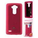 CUSTODIA GEL TPU SILICONE per LG G FLEX2 COLORE FUCSIA LUCIDO CON GLITTER ALTA QUALITA' MERCURY BLISTER