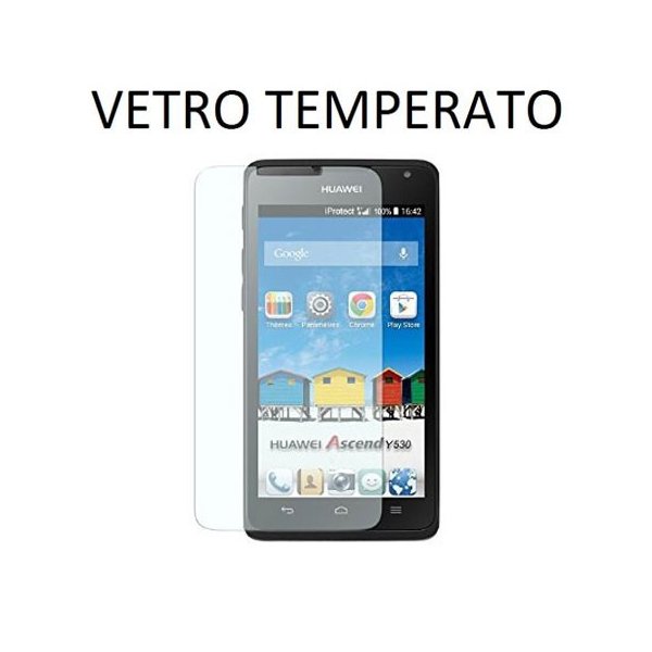 PELLICOLA PROTEGGI DISPLAY VETRO TEMPERATO 0,33mm per HUAWEI ASCEND Y530, C8813