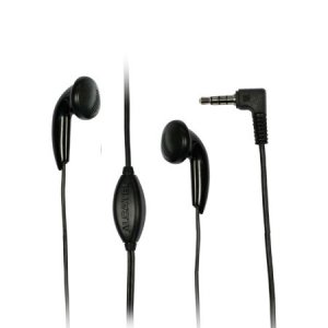 AURICOLARE STEREO con CONNETTORE JACK 3,5mm - COLORE NERO ORIGINALE ALCATEL CCB3160A11C1 BULK