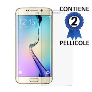 PELLICOLA PROTEGGI DISPLAY per SAMSUNG SM-G928 GALAXY S6 EDGE PLUS, 2 PEZZI - ATTENZIONE: copre parzialmente la parte frontale!