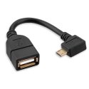 CAVO ADATTATORE OTG DA USB FEMMINA TIPO B a MICRO USB 2.0 MASCHIO TIPO B COLORE NERO SC10857 VULTECH