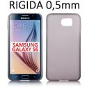 CUSTODIA BACK RIGIDA SLIM DA 0,5mm per SAMSUNG SM-G920 GALAXY S6 COLORE NERO