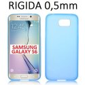 CUSTODIA BACK RIGIDA SLIM DA 0,5mm per SAMSUNG SM-G925 GALAXY S6 EDGE COLORE BLU