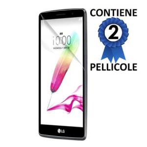 PELLICOLA PROTEGGI DISPLAY per LG G4 STYLUS H635, G4 STYLUS DUAL H630D, G STYLO CONFEZIONE 2 PEZZI