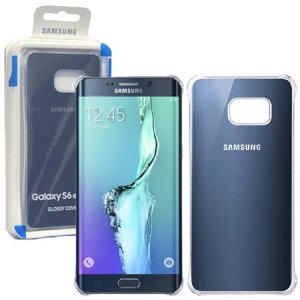 CUSTODIA BACK RIGIDA ORIGINALE SAMSUNG per SM-G928 GALAXY S6 EDGE PLUS BLU CON CORNICE TRASPARENTE EF-QG928MBEGWW