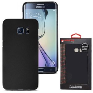 CUSTODIA GEL TPU SILICONE per SAMSUNG SM-G928 GALAXY S6 EDGE PLUS COLORE NERO ALTA QUALITA' MOCCA BLISTER