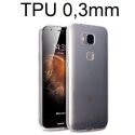 CUSTODIA per HUAWEI G8, GX8 IN GEL TPU SILICONE ULTRA SLIM 0,3mm TRASPARENTE