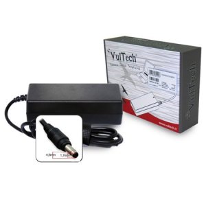 CARICATORE DA RETE PER NOTEBOOK HP 65W 19.5V 3.33A 4.8x1.7MM COLORE NERO HP195333K-312 VULTECH SEGUE COMPATIBILITA'..