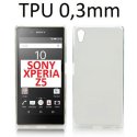 CUSTODIA GEL TPU SILICONE ULTRA SLIM 0,3mm TRASPARENTE per SONY XPERIA Z5, XPERIA Z5 DUAL