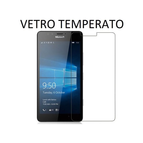 PELLICOLA PROTEGGI DISPLAY VETRO TEMPERATO 0,33mm per MICROSOFT LUMIA 950, LUMIA 950 DUAL