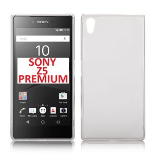 CUSTODIA GEL TPU SILICONE TRASPARENTE per SONY XPERIA Z5 PREMIUM, XPERIA Z5 PREMIUM DUAL