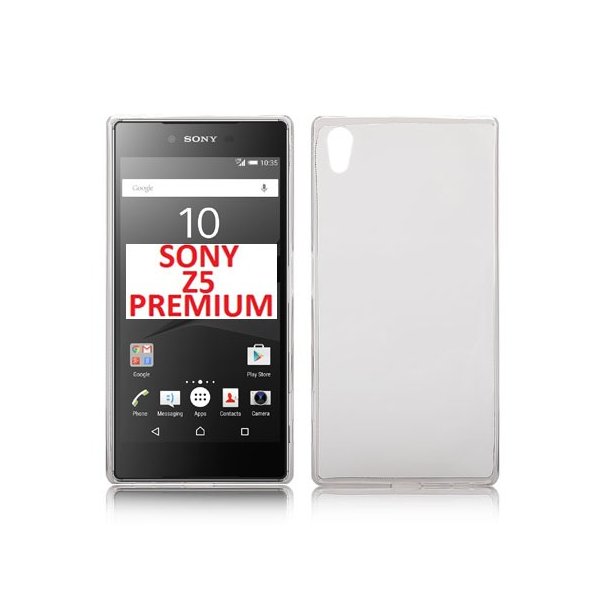 CUSTODIA GEL TPU SILICONE TRASPARENTE per SONY XPERIA Z5 PREMIUM, XPERIA Z5 PREMIUM DUAL