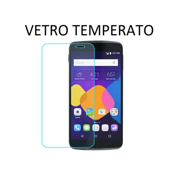 PELLICOLA PROTEGGI DISPLAY VETRO TEMPERATO per ALCATEL ONE TOUCH IDOL PIXI 3 - 4.5" POLLICI